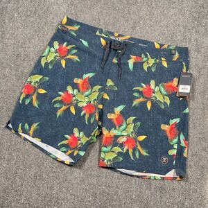 Roark The Passage Board Shorts Men's Size 38 La Selva‎ All Over Print